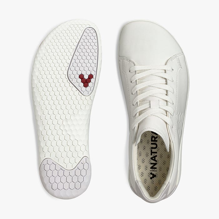 Vivobarefoot Geo Court Fritidssko Herre Hvide | Danmark 0077NWYB